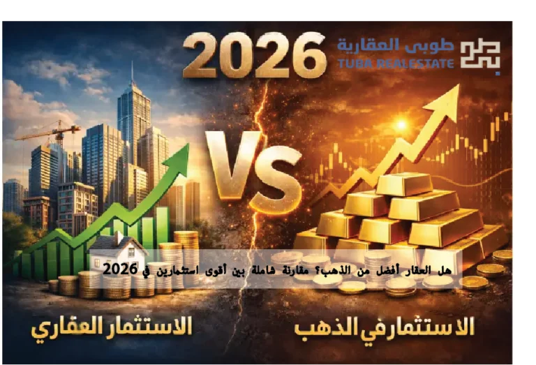 هل العقار أفضل من الذهب