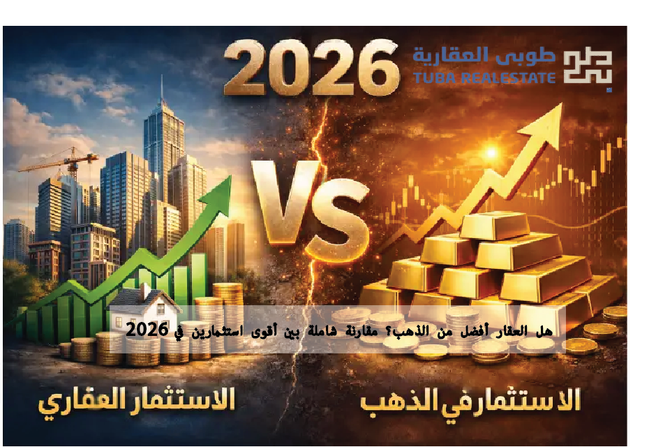 هل العقار أفضل من الذهب