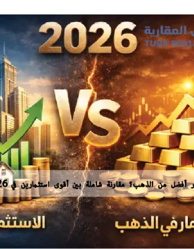 هل العقار أفضل من الذهب